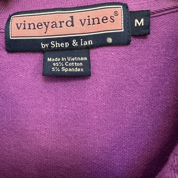 Vineyard Vines Women’s Tennis Golf Dress Polo Colar Purple Short Sleeve Medium - Picture 3 of 5